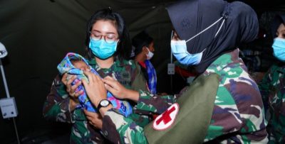 Operasi Caesar Berhasil Dilakukan di Rumah Sakit Lapangan TNI AD