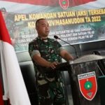 Kasdam Hasanuddin Menutup Apel Dansat Tersebar Kodam XIV/Hasanuddin TA 2022